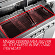 NNEMB 9 Burner BBQ Grill Outdoor Barbeque Gas Stainless Steel Kitchen-4
