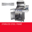 NNEMB 5 Burner BBQ Outdoor Barbeque Grill Gas Stainless Steel Kitchen-3