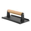 MegaChef 8 x 4 Inch Rectangle Heavy Duty Cast Iron Grill Press-0