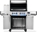 Presto outdoor grill with open doors on a white background