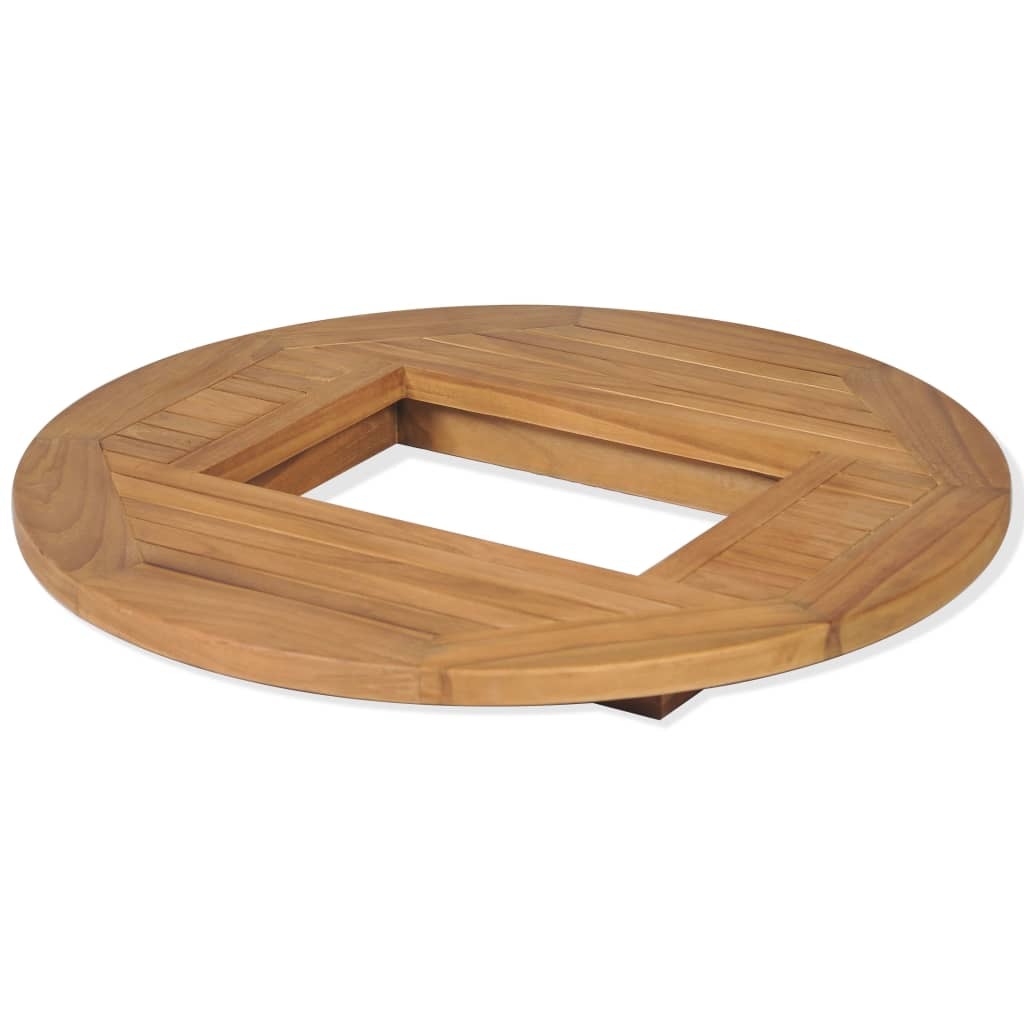 Beer Crate Tabletop Teak 27.6