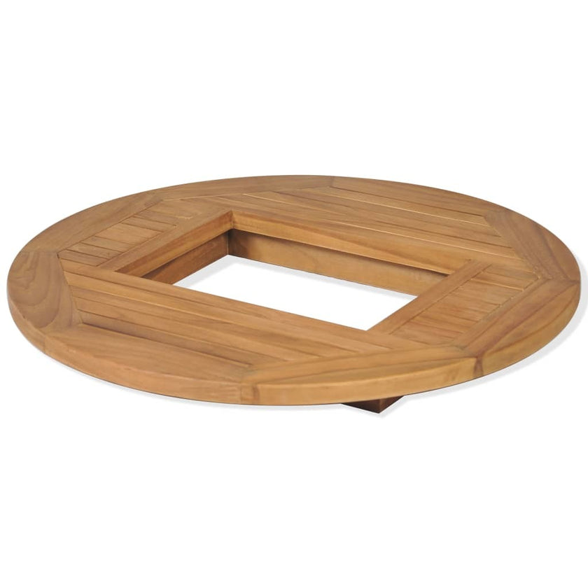 Beer Crate Tabletop Teak 27.6