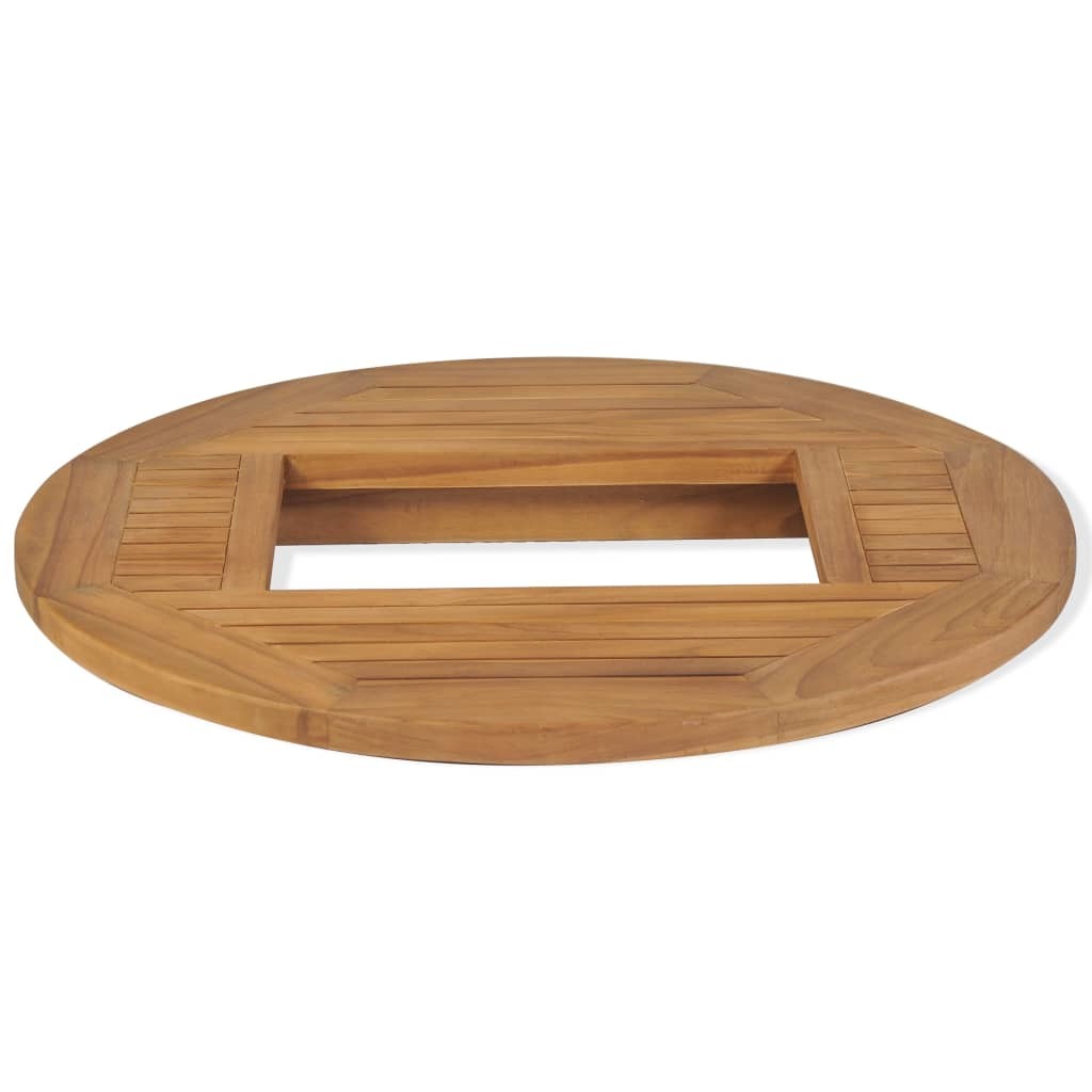 Beer Crate Tabletop Teak 27.6