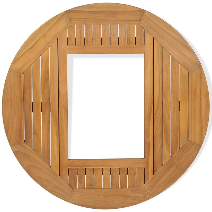 Beer Crate Tabletop Teak 27.6